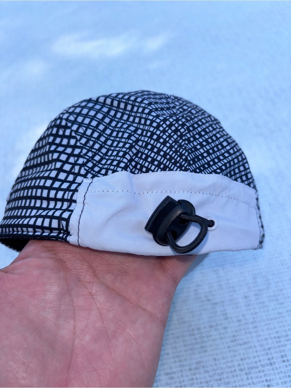 Adidas Unisex Adjustable Skate Hat 2 One Size Black/White Geometric - Picture 2 of 5